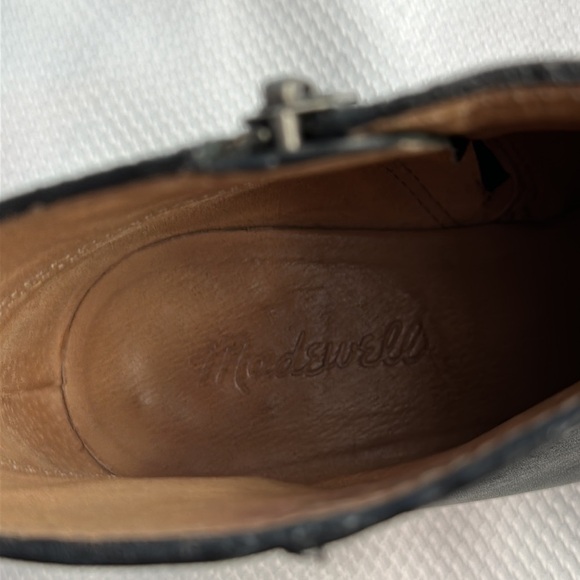 Madewell black leather booties boots - Picture 9 of 10